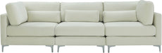 Julia Velvet Modular Sofa (3 Boxes) - Sterling House Interiors