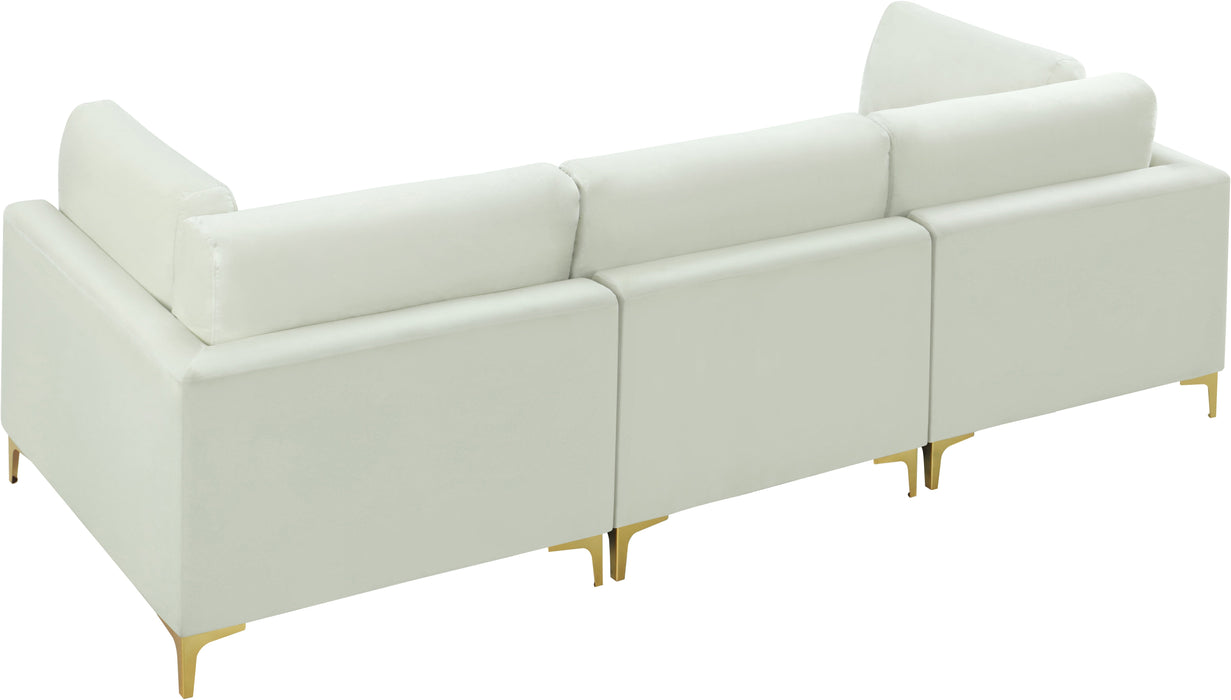 Julia Velvet Modular Sofa (3 Boxes) - Sterling House Interiors