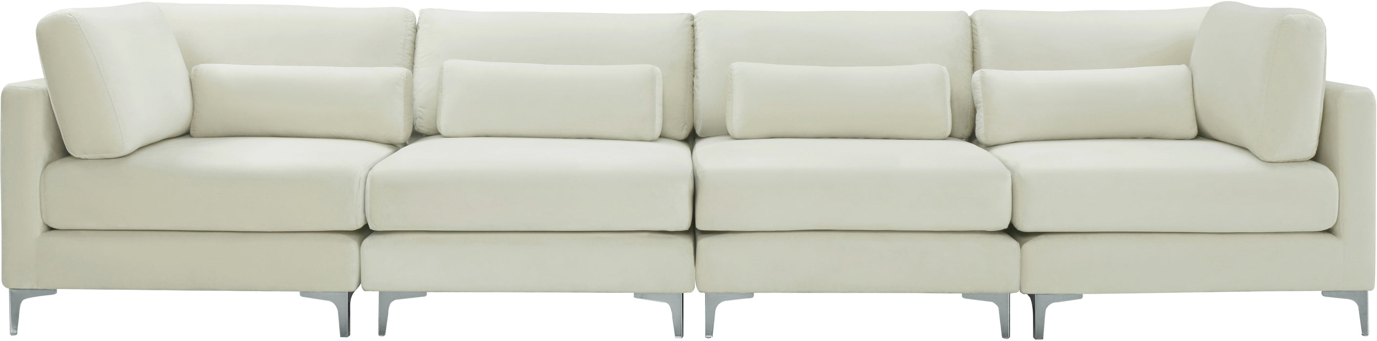 Julia Velvet Modular Sofa (4 Boxes) - Sterling House Interiors