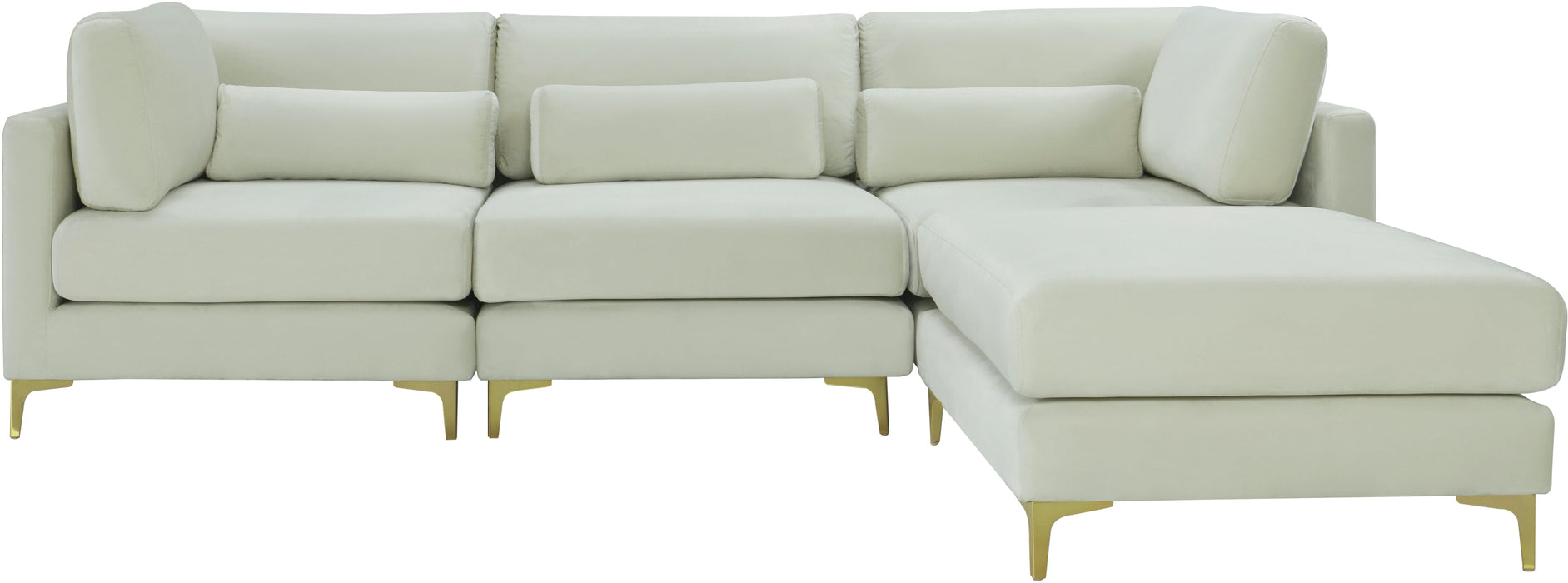 Julia Velvet Modular Sectional (4 Boxes) - Sterling House Interiors