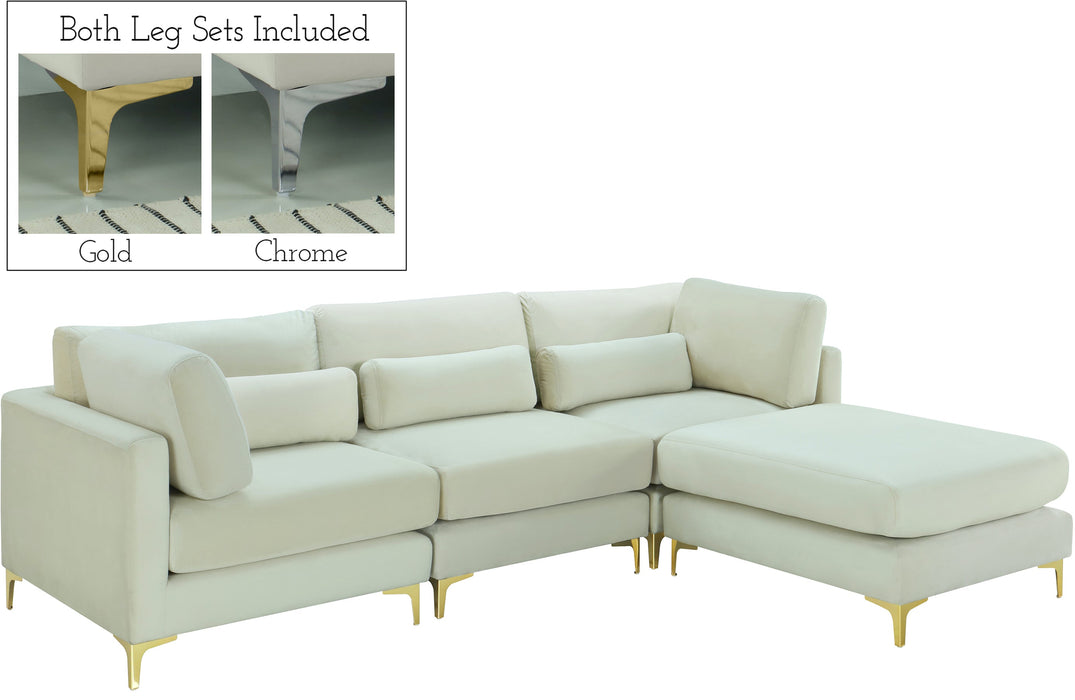 Julia Velvet Modular Sectional (4 Boxes) - Sterling House Interiors