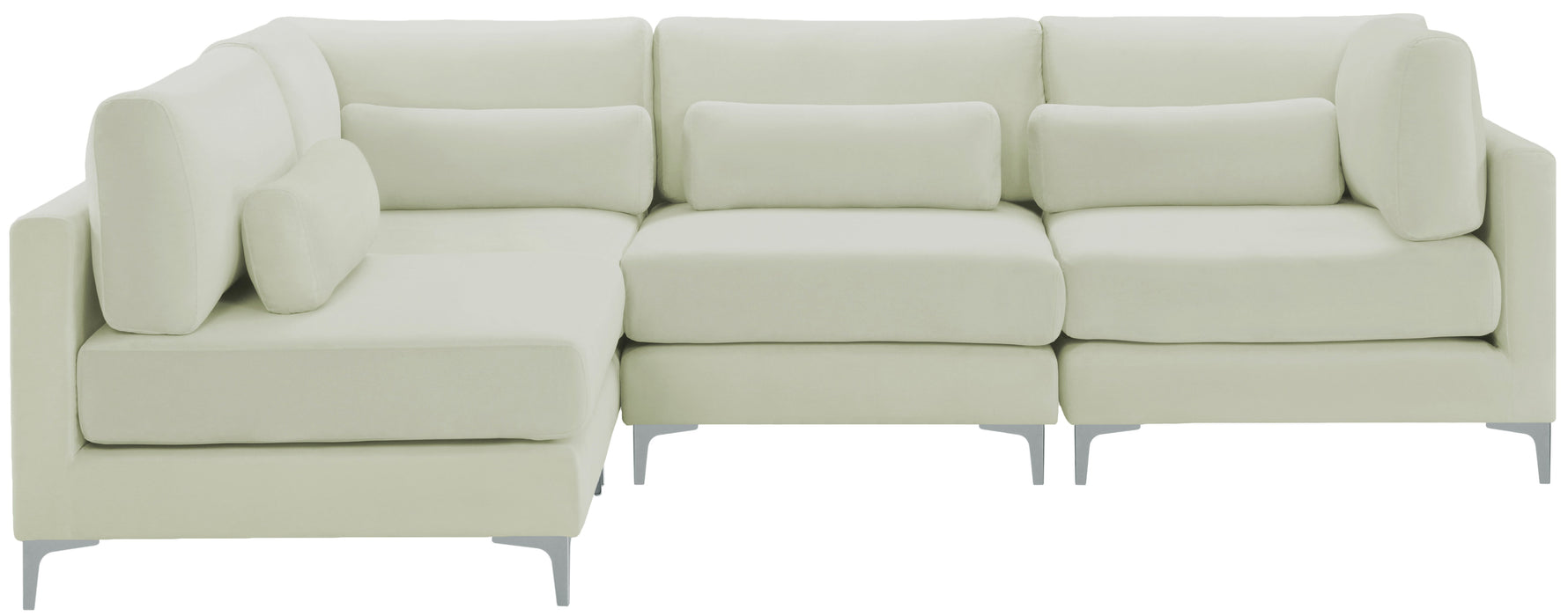 Julia Velvet Modular Sectional (4 Boxes) - Sterling House Interiors