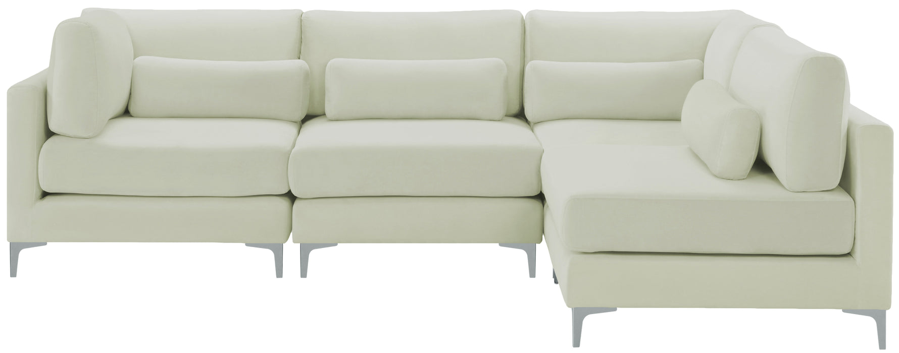 Julia Velvet Modular Sectional (4 Boxes) - Sterling House Interiors