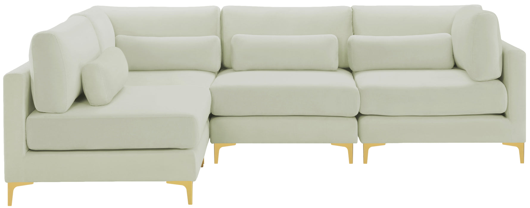 Julia Velvet Modular Sectional (4 Boxes) - Sterling House Interiors