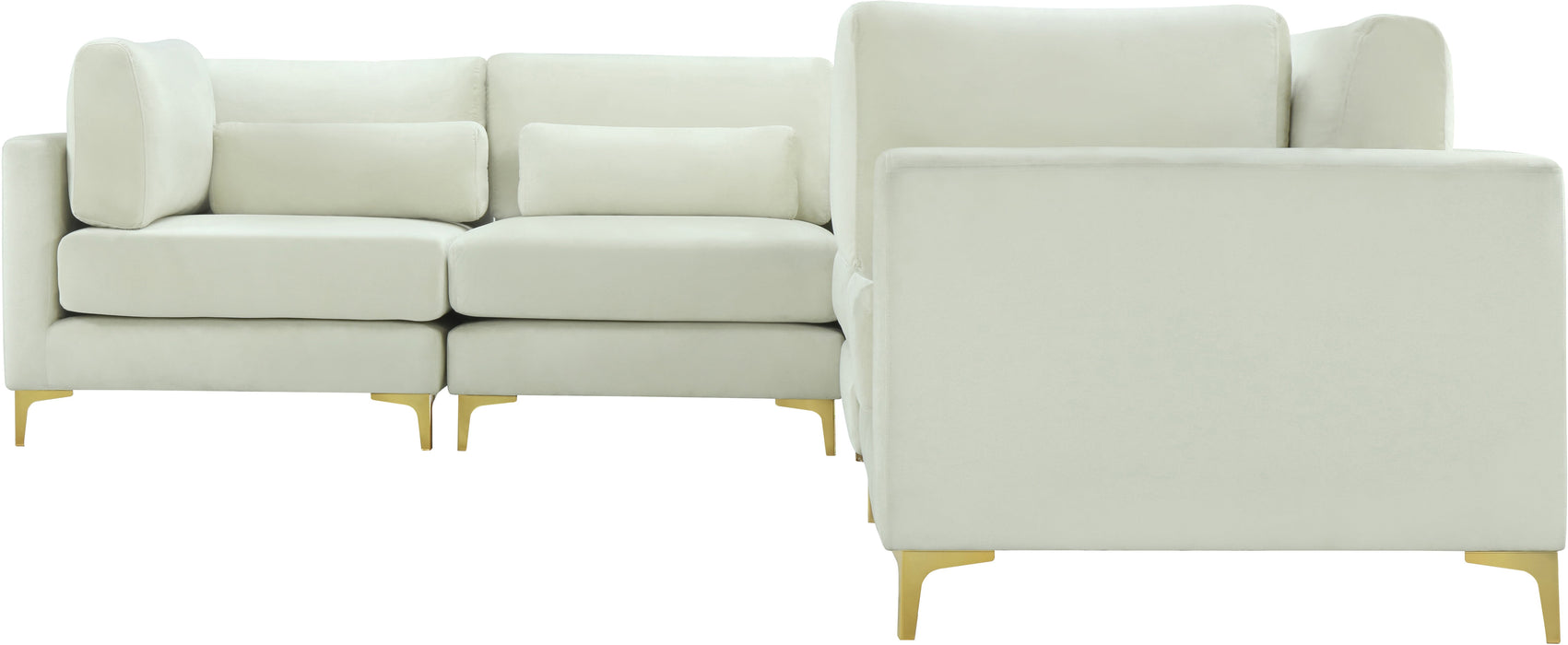 Julia Velvet Modular Sectional (5 Boxes) - Sterling House Interiors