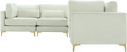 Julia Velvet Modular Sectional (5 Boxes) - Sterling House Interiors