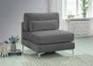 Julia Velvet Modular Armless Chair - Sterling House Interiors