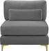 Julia Velvet Modular Armless Chair - Sterling House Interiors