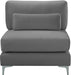 Julia Velvet Modular Armless Chair - Sterling House Interiors