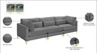 Julia Velvet Modular Sofa (3 Boxes) - Sterling House Interiors