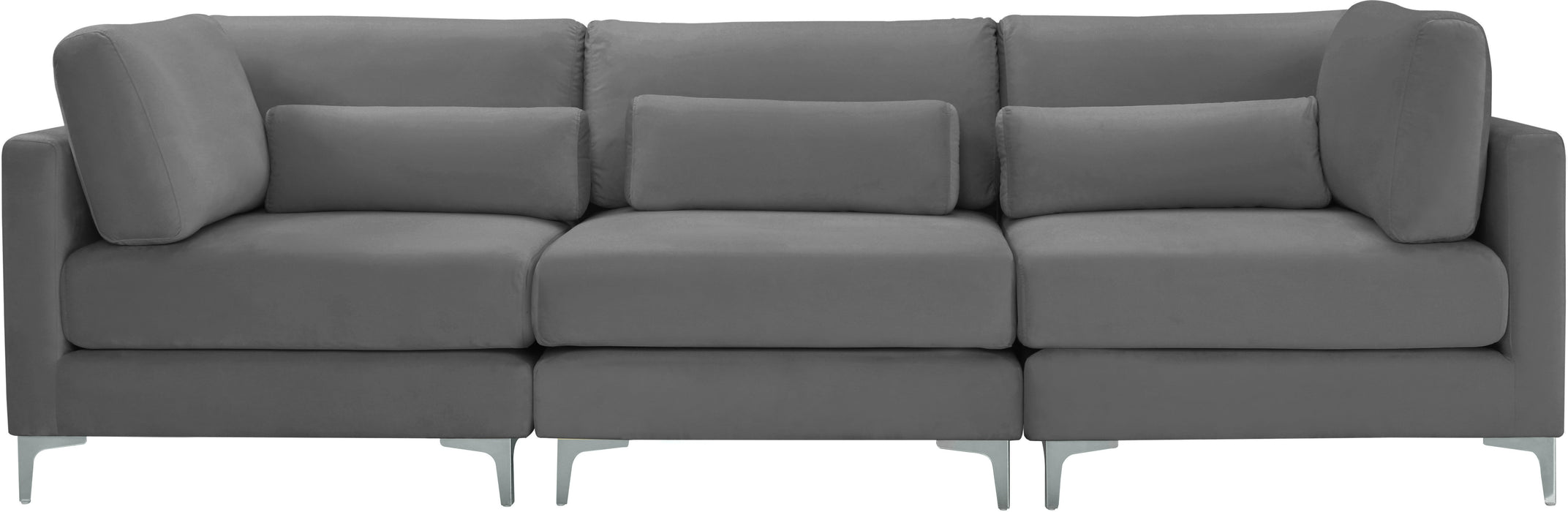 Julia Velvet Modular Sofa (3 Boxes) - Sterling House Interiors