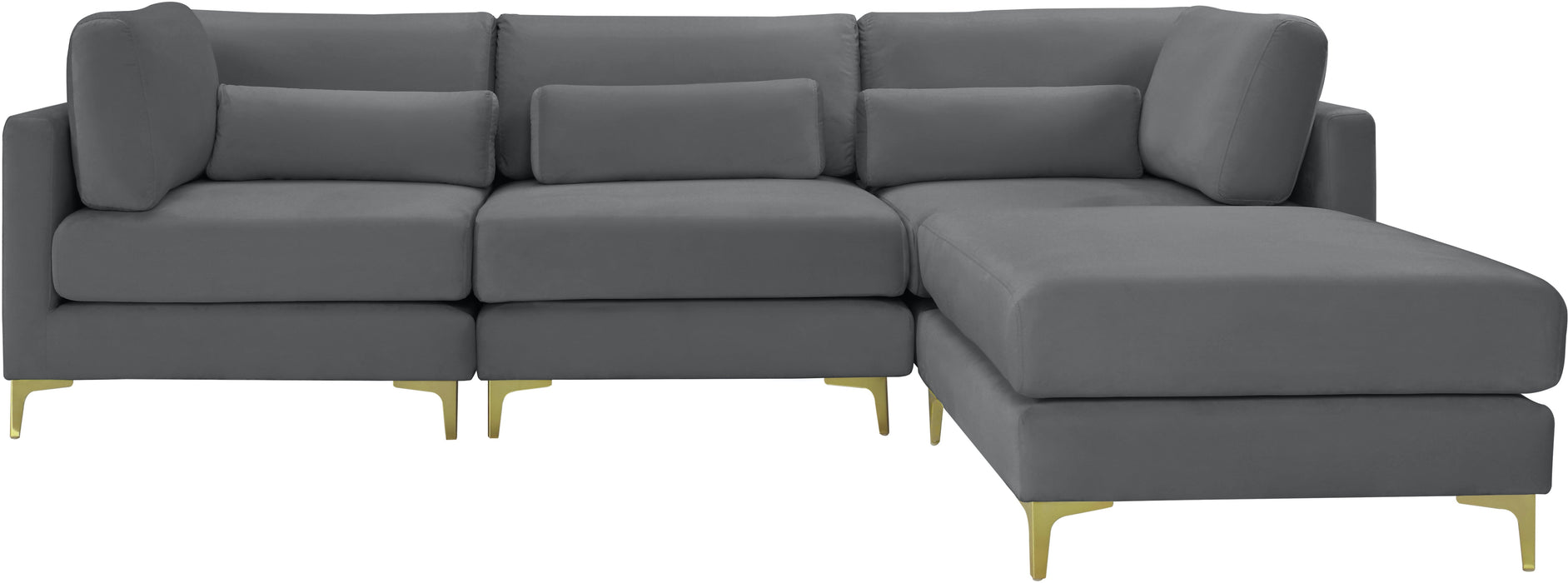 Julia Velvet Modular Sectional (4 Boxes) - Sterling House Interiors