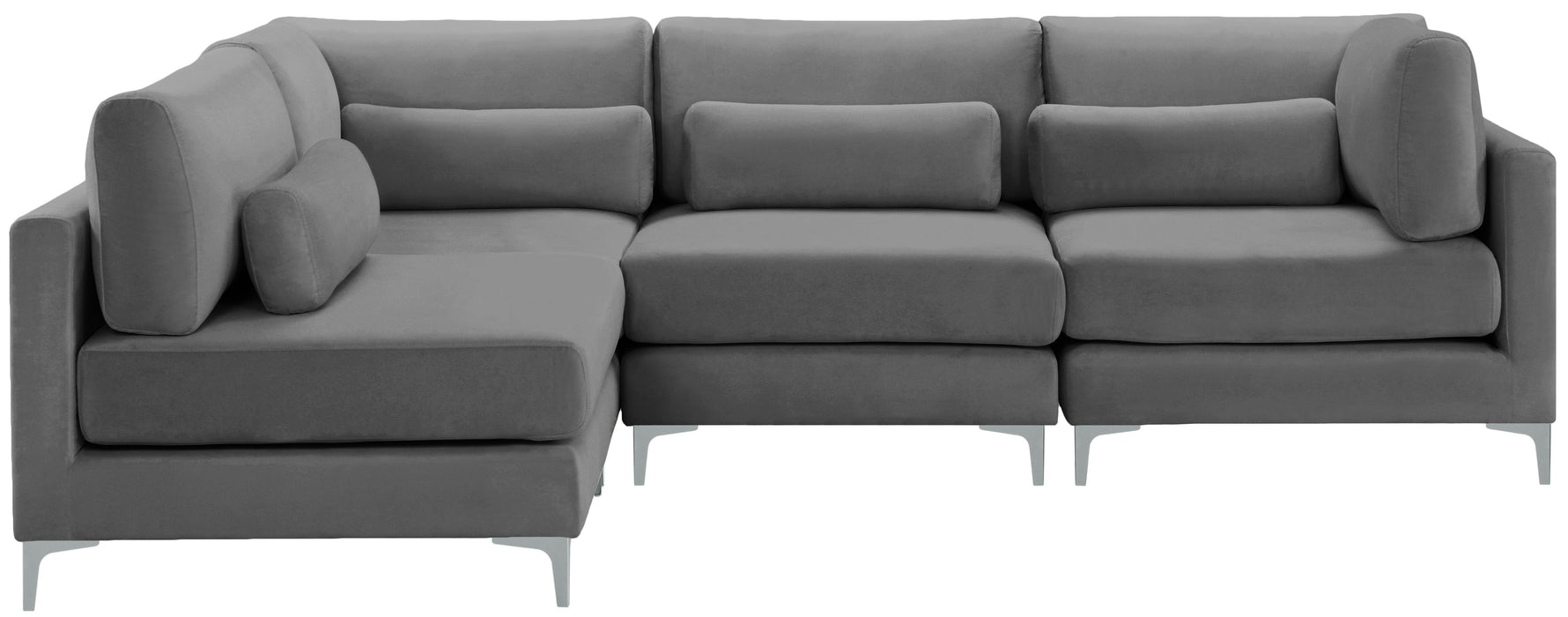 Julia Velvet Modular Sectional (4 Boxes) - Sterling House Interiors