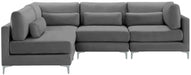 Julia Velvet Modular Sectional (4 Boxes) - Sterling House Interiors