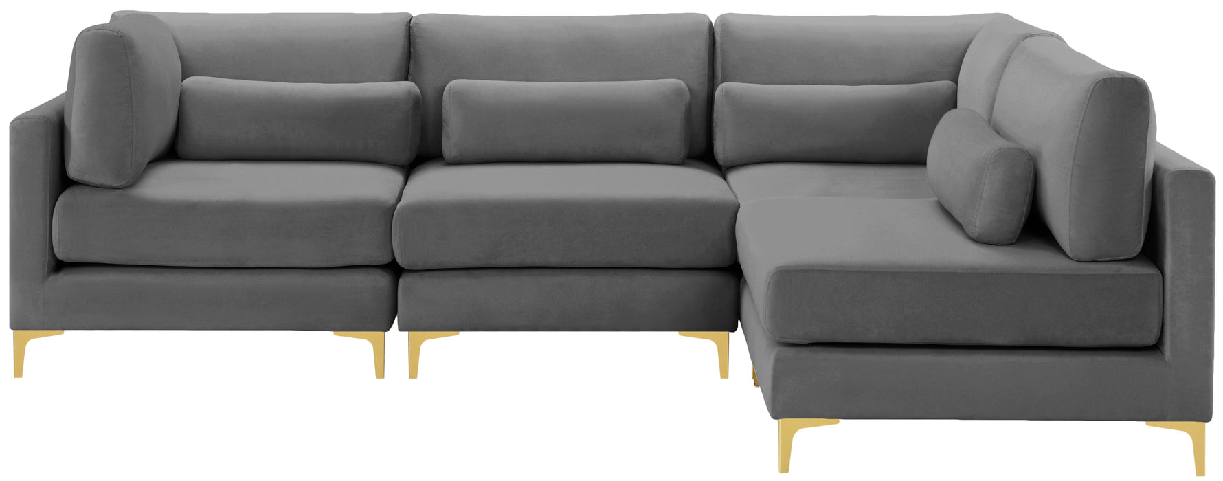 Julia Velvet Modular Sectional (4 Boxes) - Sterling House Interiors