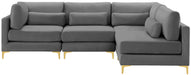 Julia Velvet Modular Sectional (4 Boxes) - Sterling House Interiors