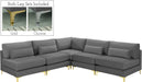 Julia Velvet Modular Sectional (5 Boxes) - Sterling House Interiors