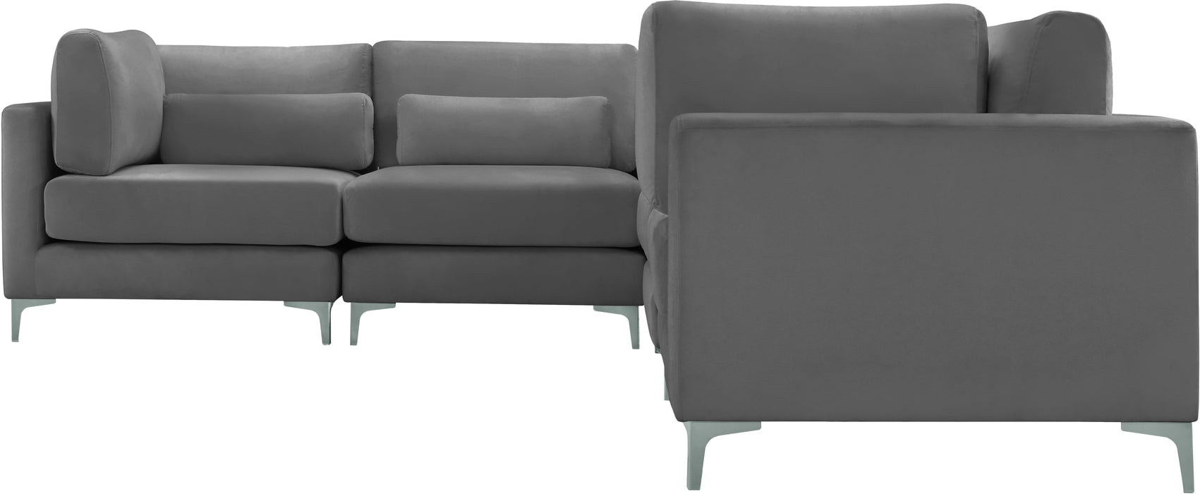 Julia Velvet Modular Sectional (5 Boxes) - Sterling House Interiors