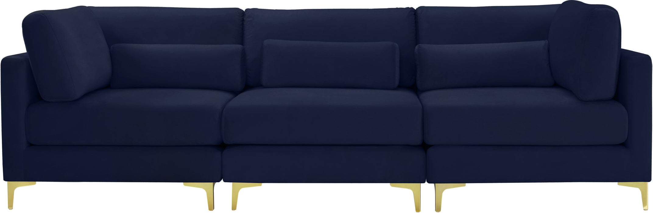 Julia Velvet Modular Sofa (3 Boxes) - Sterling House Interiors