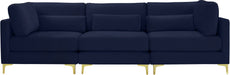 Julia Velvet Modular Sofa (3 Boxes) - Sterling House Interiors