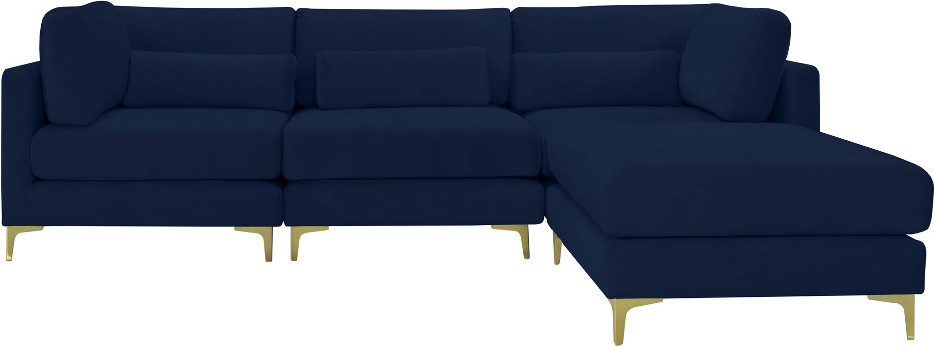 Julia Velvet Modular Sectional (4 Boxes) - Sterling House Interiors