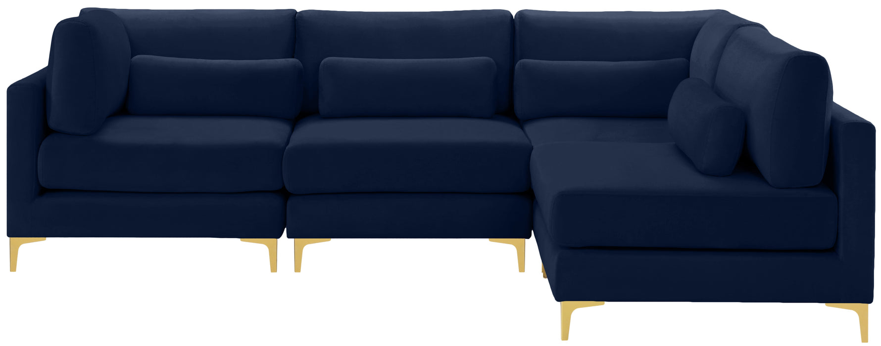 Julia Velvet Modular Sectional (4 Boxes) - Sterling House Interiors