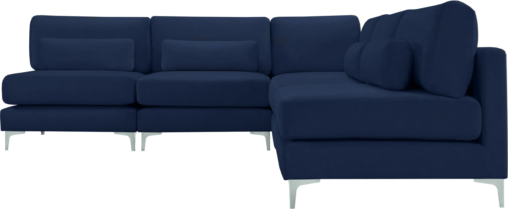 Julia Velvet Modular Sectional (5 Boxes) - Sterling House Interiors