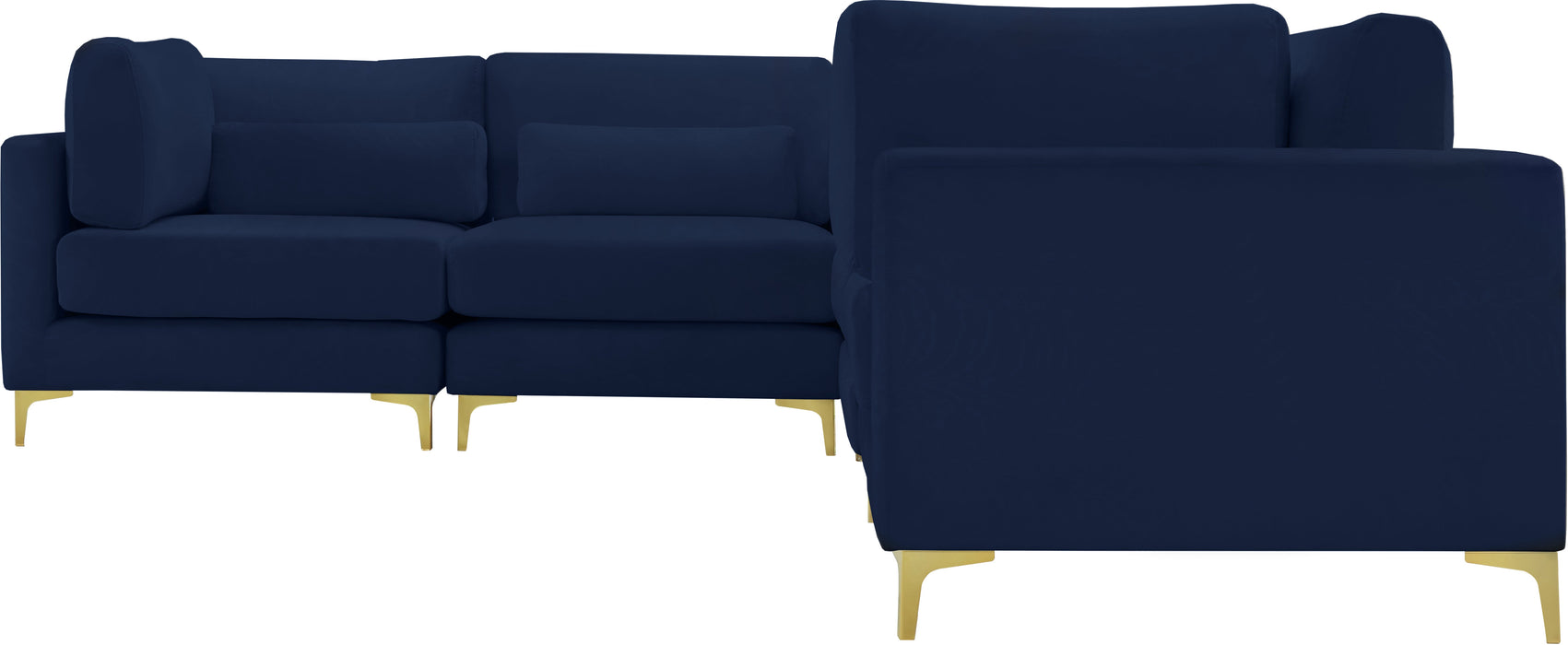 Julia Velvet Modular Sectional (5 Boxes) - Sterling House Interiors