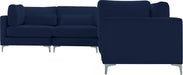 Julia Velvet Modular Sectional (5 Boxes) - Sterling House Interiors