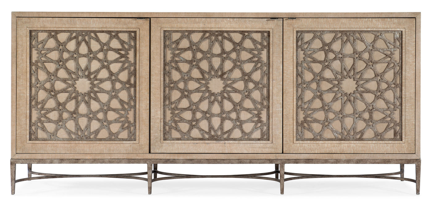 Melange Suzani 3-Door Entertainment Console