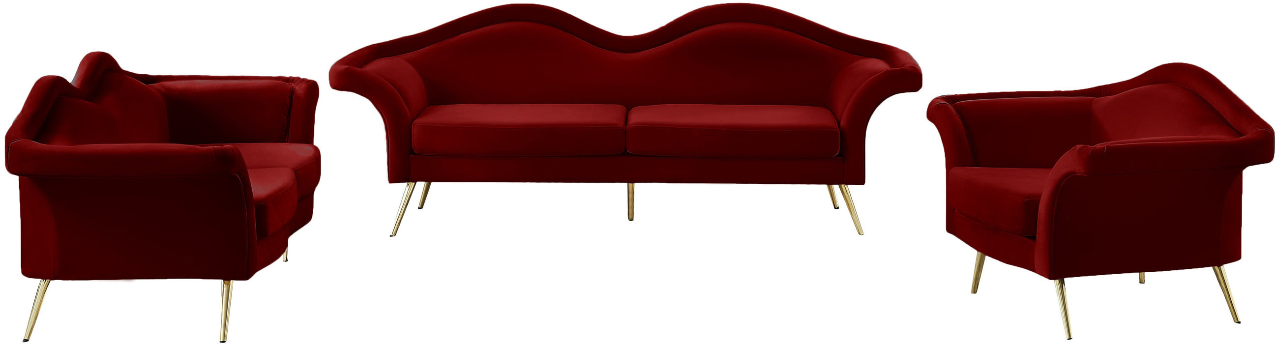 Lips Velvet Chair - Sterling House Interiors