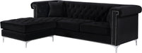 Damian Velvet 2pc. Reversible Sectional - Sterling House Interiors