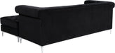 Damian Velvet 2pc. Reversible Sectional - Sterling House Interiors