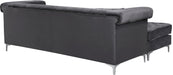 Damian Velvet 2pc. Reversible Sectional - Sterling House Interiors