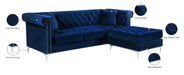 Damian Velvet 2pc. Reversible Sectional - Sterling House Interiors