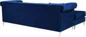 Damian Velvet 2pc. Reversible Sectional - Sterling House Interiors