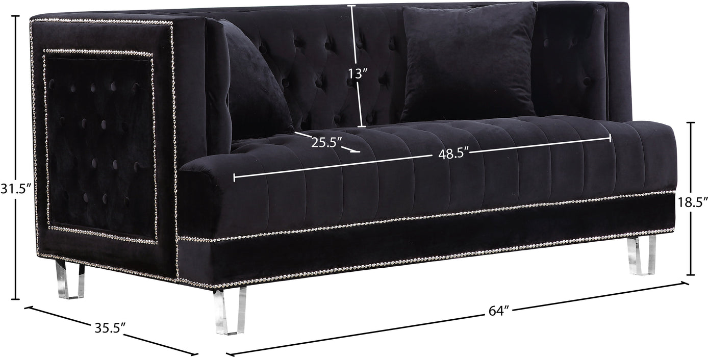 Lucas Velvet Loveseat - Sterling House Interiors