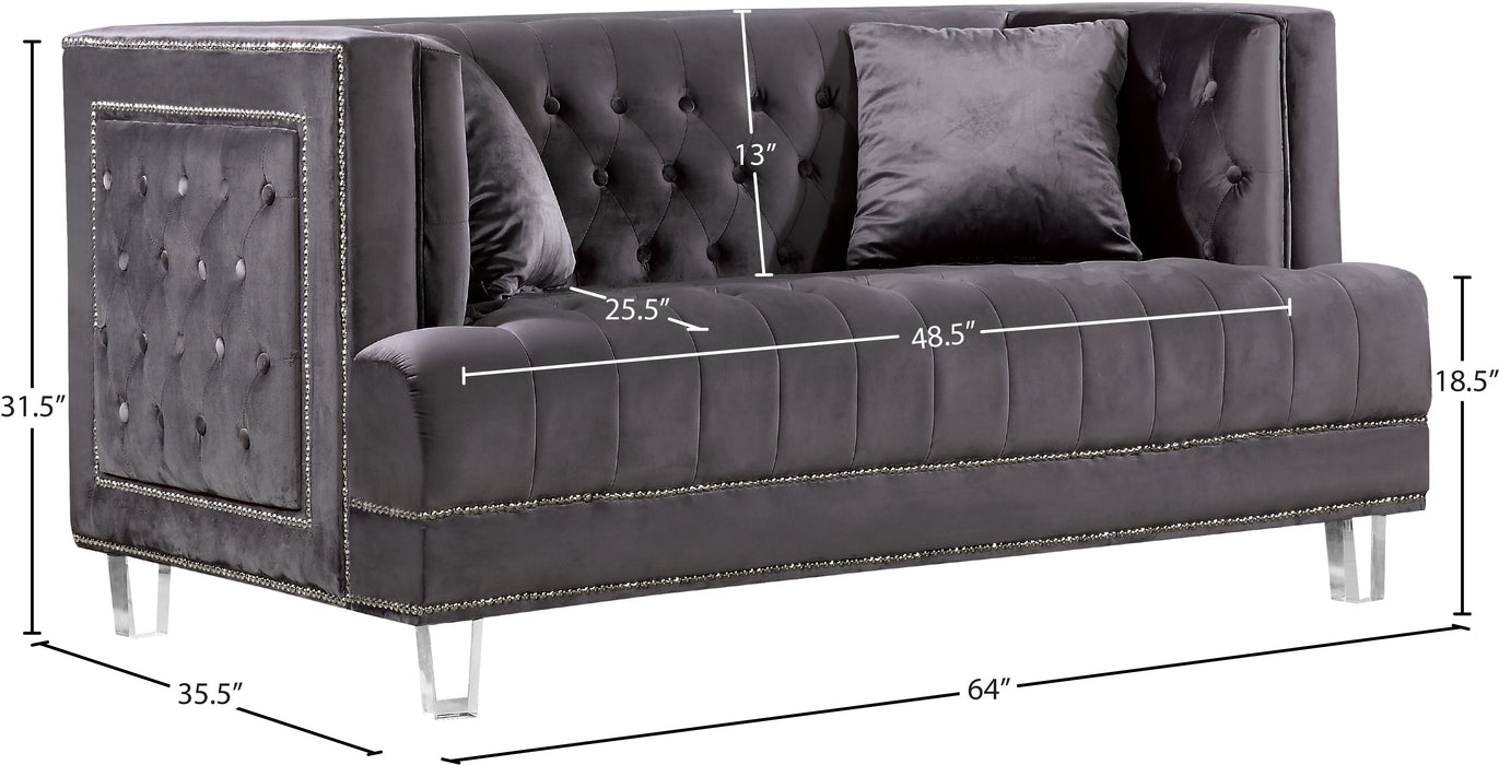 Lucas Velvet Loveseat - Sterling House Interiors