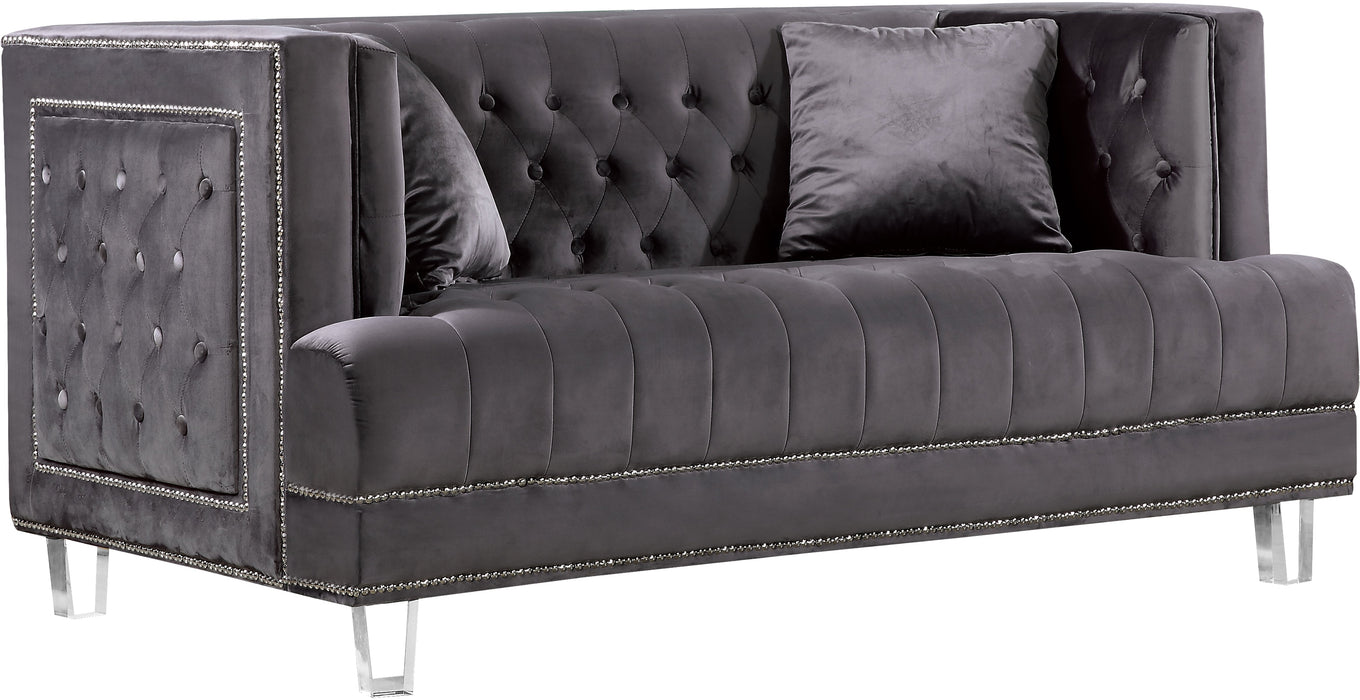 Lucas Velvet Loveseat - Sterling House Interiors