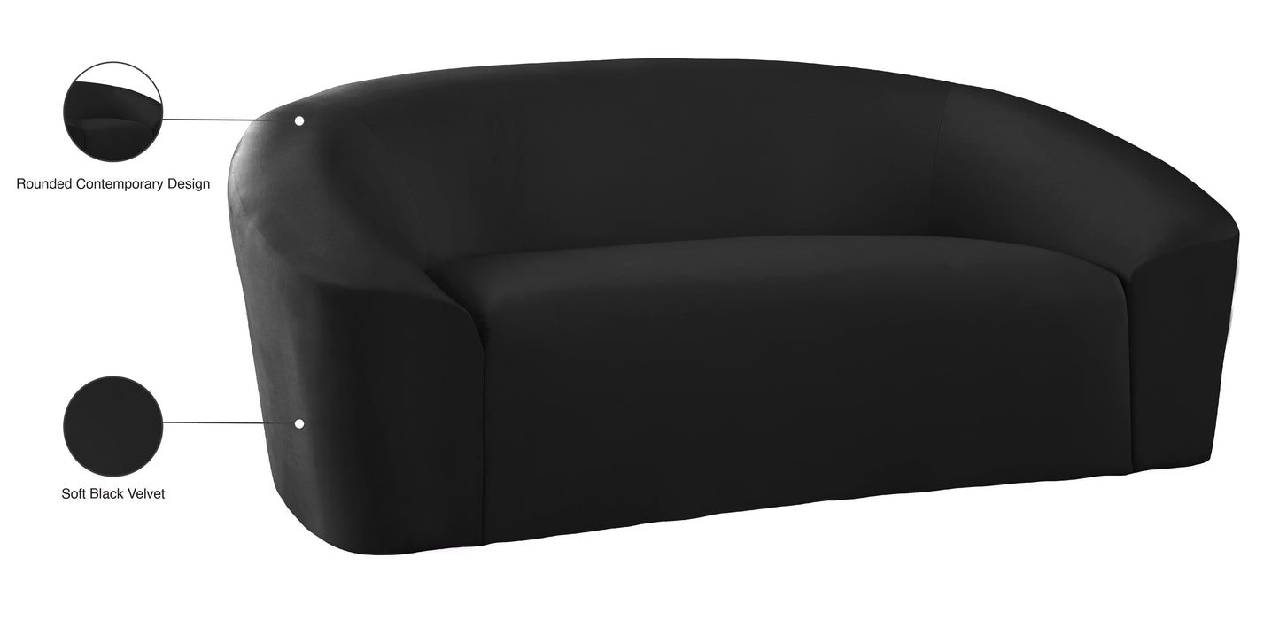 Riley Velvet Loveseat - Sterling House Interiors