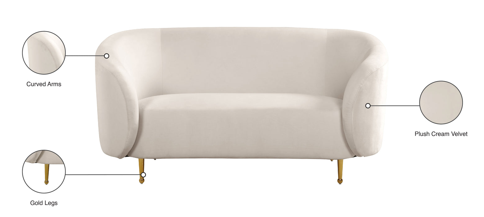 Lavilla Velvet Loveseat - Sterling House Interiors