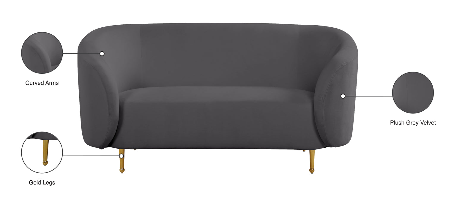 Lavilla Velvet Loveseat - Sterling House Interiors