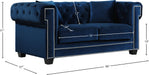 Bowery Velvet Sofa - Sterling House Interiors