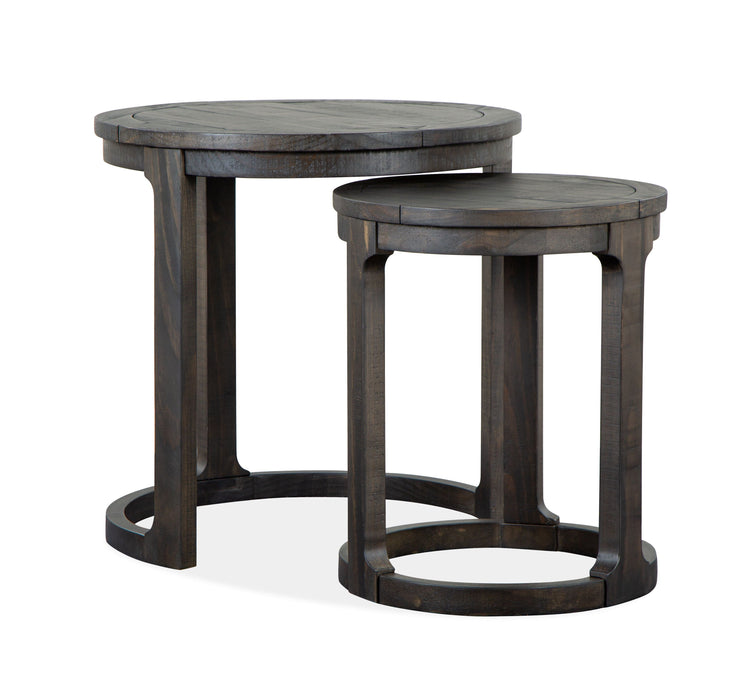 Boswell Round Nesting End Table