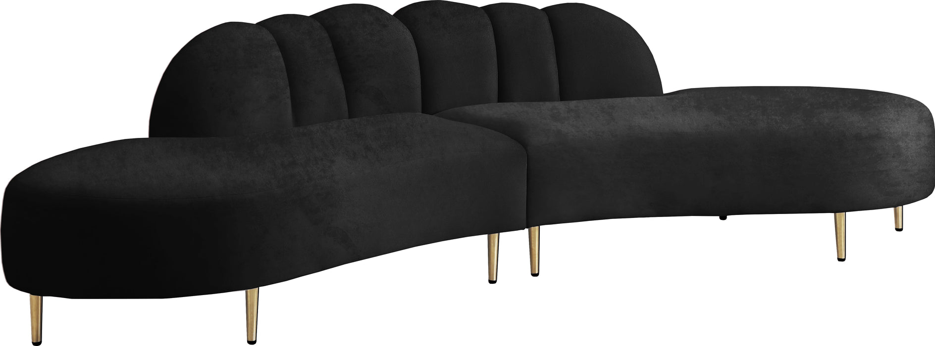 Divine Velvet 2pc. Sectional - Sterling House Interiors