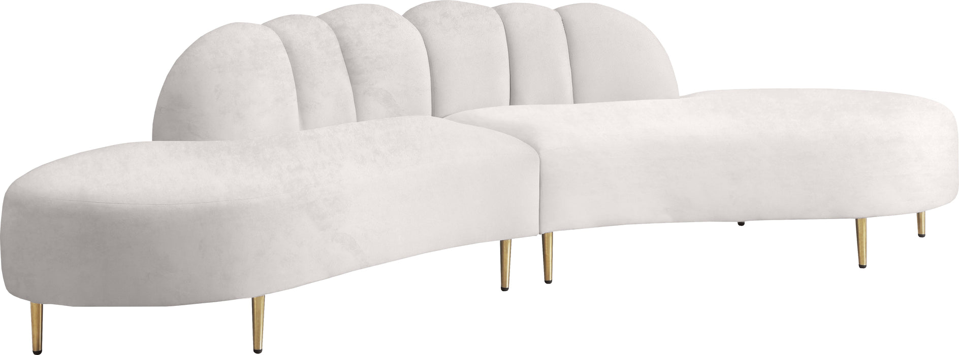 Divine Velvet 2pc. Sectional - Sterling House Interiors