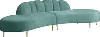 Divine Velvet 2pc. Sectional - Sterling House Interiors