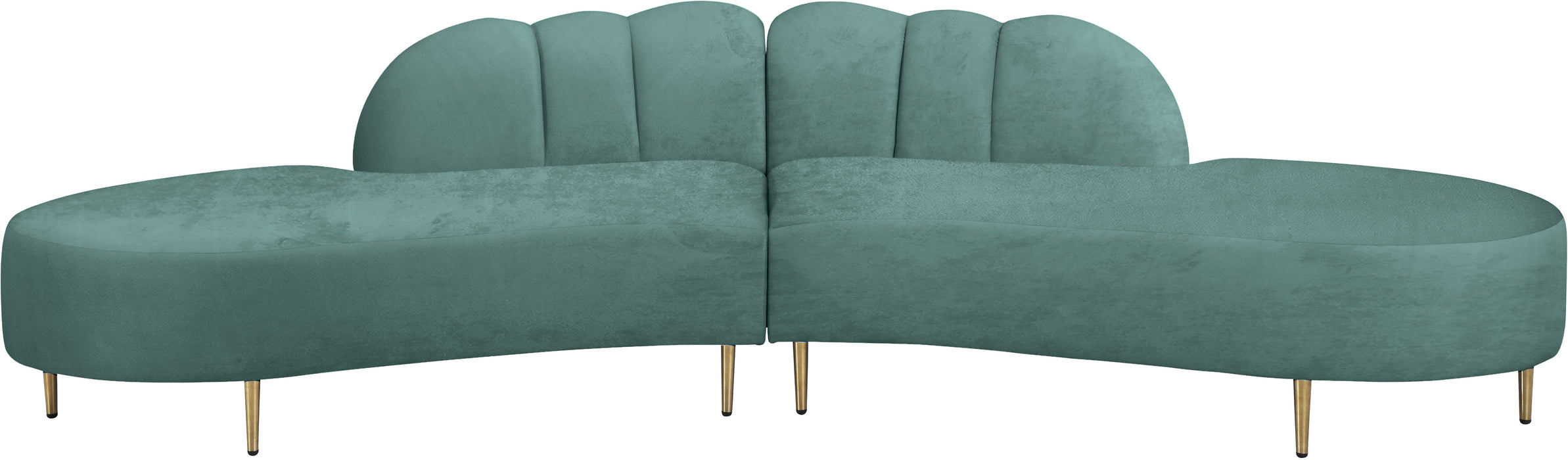 Divine Velvet 2pc. Sectional - Sterling House Interiors