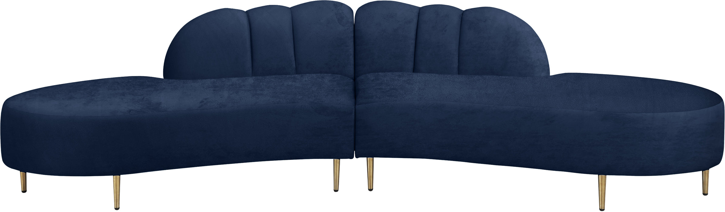 Divine Velvet 2pc. Sectional - Sterling House Interiors