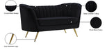 Margo Velvet Loveseat - Sterling House Interiors